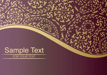 Vintage Paisley Background - Free vector #141455