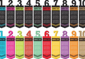 Text Box Bookmarks - Kostenloses vector #141655