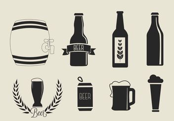 Free Vector Beer Icons Set - Kostenloses vector #142705