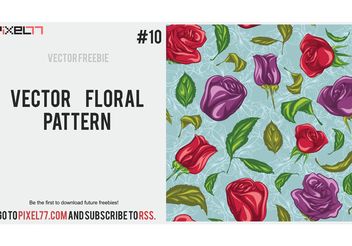 Floral Vector Pattern - vector #143925 gratis