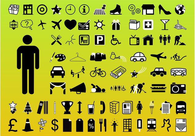 Icons Pack - Free vector #144765