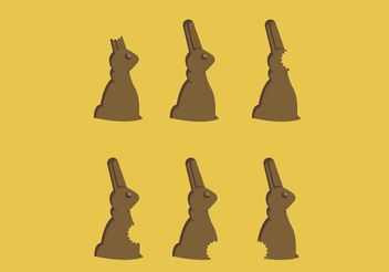 Chocolate Bunny Bites Free Vector - Kostenloses vector #144885
