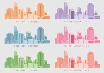 Cincinnati Skylines - Kostenloses vector #145405