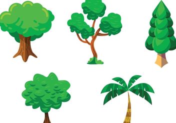 Tree Vector Pack - Free vector #146515