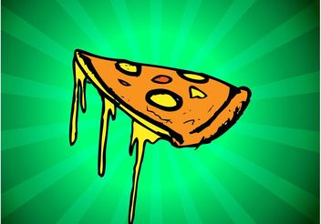 Dripping Pizza - бесплатный vector #146895