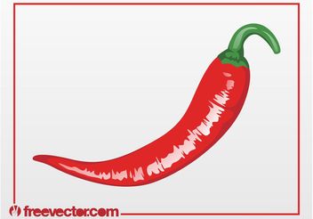 Chili Pepper Vector - vector #147665 gratis
