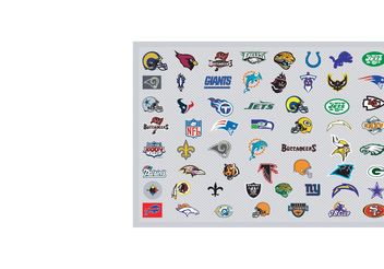 NFL Team Vector Logos - Kostenloses vector #148535
