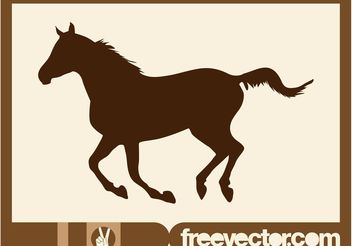 Running Horse Vector - бесплатный vector #148665