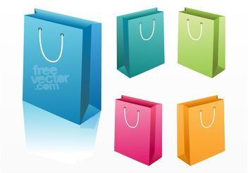 Shopping Bags - vector gratuit #150515 