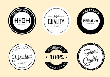 Simple Vector Labels - Free vector #151125