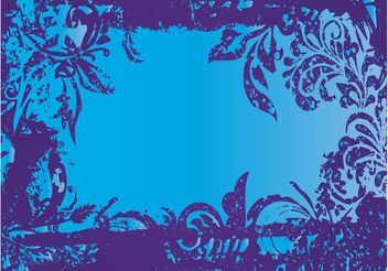 Stained Flowers Vector - vector #153325 gratis