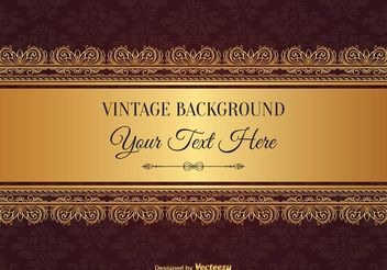Elegant Vintage Style Background - vector #154585 gratis