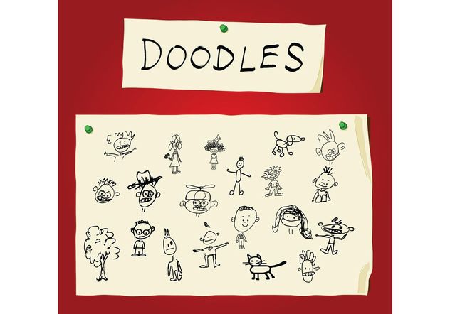 Children Art Doodles - бесплатный vector #154645