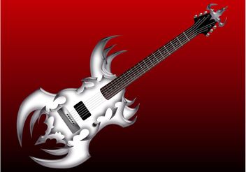 Hellraiser Guitar - бесплатный vector #155425