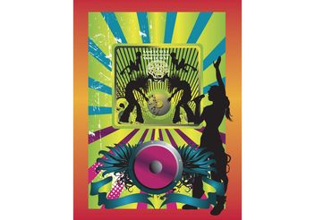 Music Poster Vector - Free vector #155655