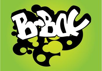 B-Boy Graffiti - Free vector #156395