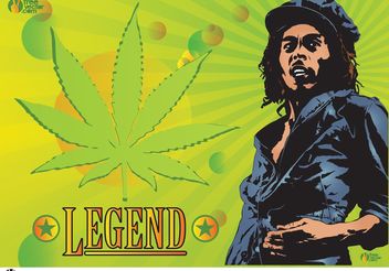 Bob Marley Legend - Kostenloses vector #156525