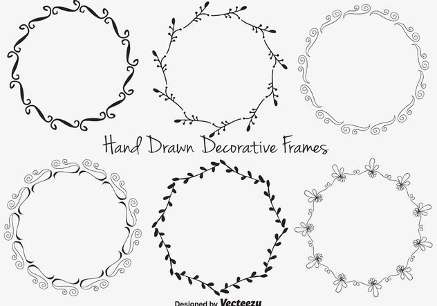 Decorative Frame Set - vector #156775 gratis