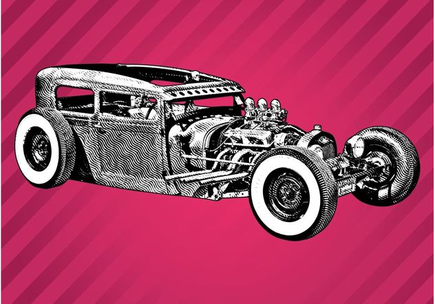 Vintage Car Sketch - vector #157495 gratis