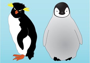 Penguins Graphics - Free vector #157685