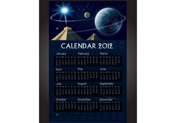 Mayan Calendar Vector - vector gratuit #159245 