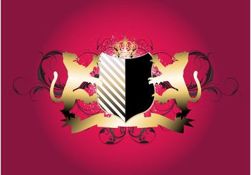 Lions Shield - Free vector #160015