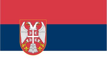 Serbian Flag Vector - бесплатный vector #160085