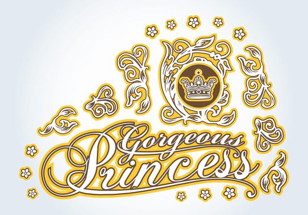 Princess Graphics - бесплатный vector #160435