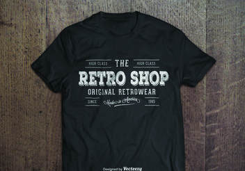 Vintage Retro Style Logo Template - Free vector #161115