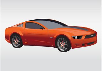 Ford Mustang Vector - Free vector #161505