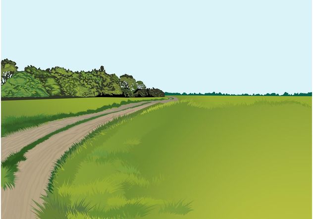 Country Road Vector - Free vector #162295
