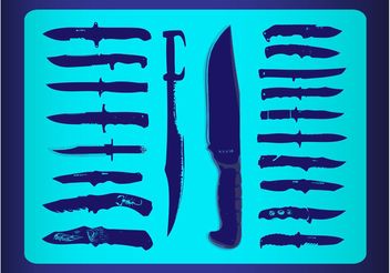 Free Knives Vectors - vector gratuit #162445 