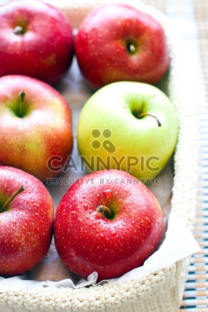 Fresh apples in basket - Free image #182735