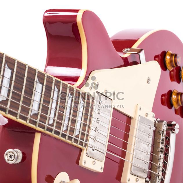 Red electric guitar - image #182965 gratis
