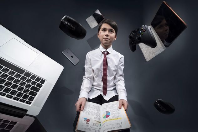 The boy been thinking about the Games during his studies - Free image #183235