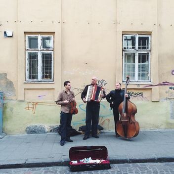 Musicians in the street - Free image #183715