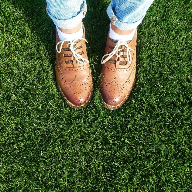 Shoes on a grass - Kostenloses image #184575