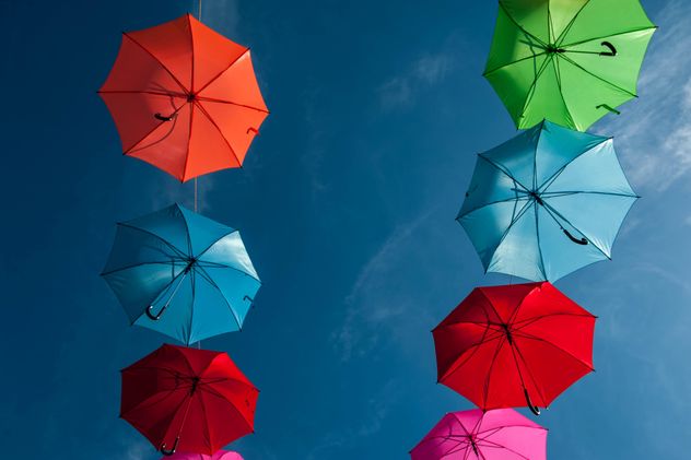 Colorful umbrellas - image #186555 gratis