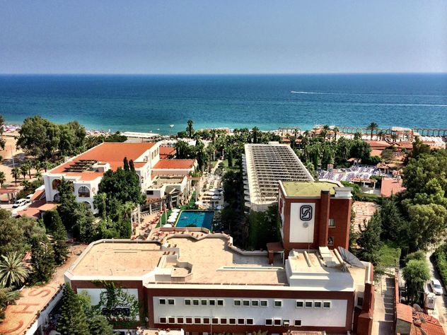 Area of hotel on seashore, Antalya - бесплатный image #186665