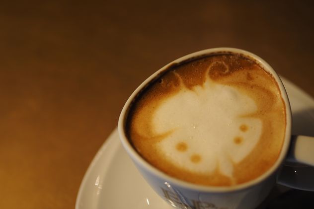 Coffee latte close up - Free image #186925