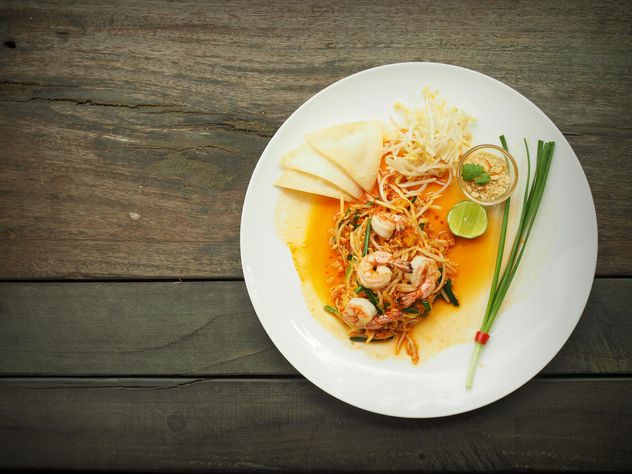 Thai style noodle, Pad thai - Kostenloses image #187045