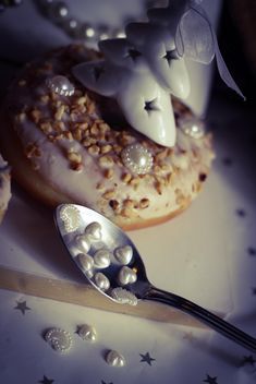 Christmas doughnut and little beads - Free image #187305