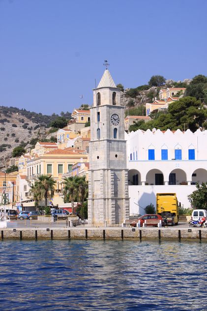 Old Clock Tower in Greece - Kostenloses image #187855