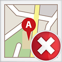 Map Delete - icon #191135 gratis