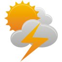 Sun Clouds Thunder - Free icon #192055