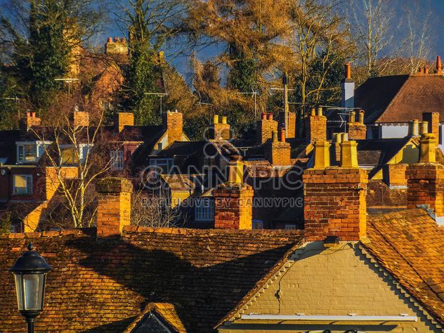 Roofs of brick cottages - бесплатный image #198345