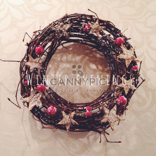 Beautiful Christmas wreath - бесплатный image #198425
