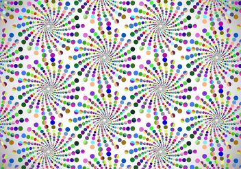 Free Colorful Dotted Vector - Kostenloses vector #199175