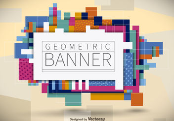 Geometric Banner - vector gratuit #199225 