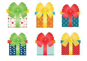 Vector Gift Boxes - Free vector #199405